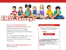 Tablet Screenshot of emscsurveys.org